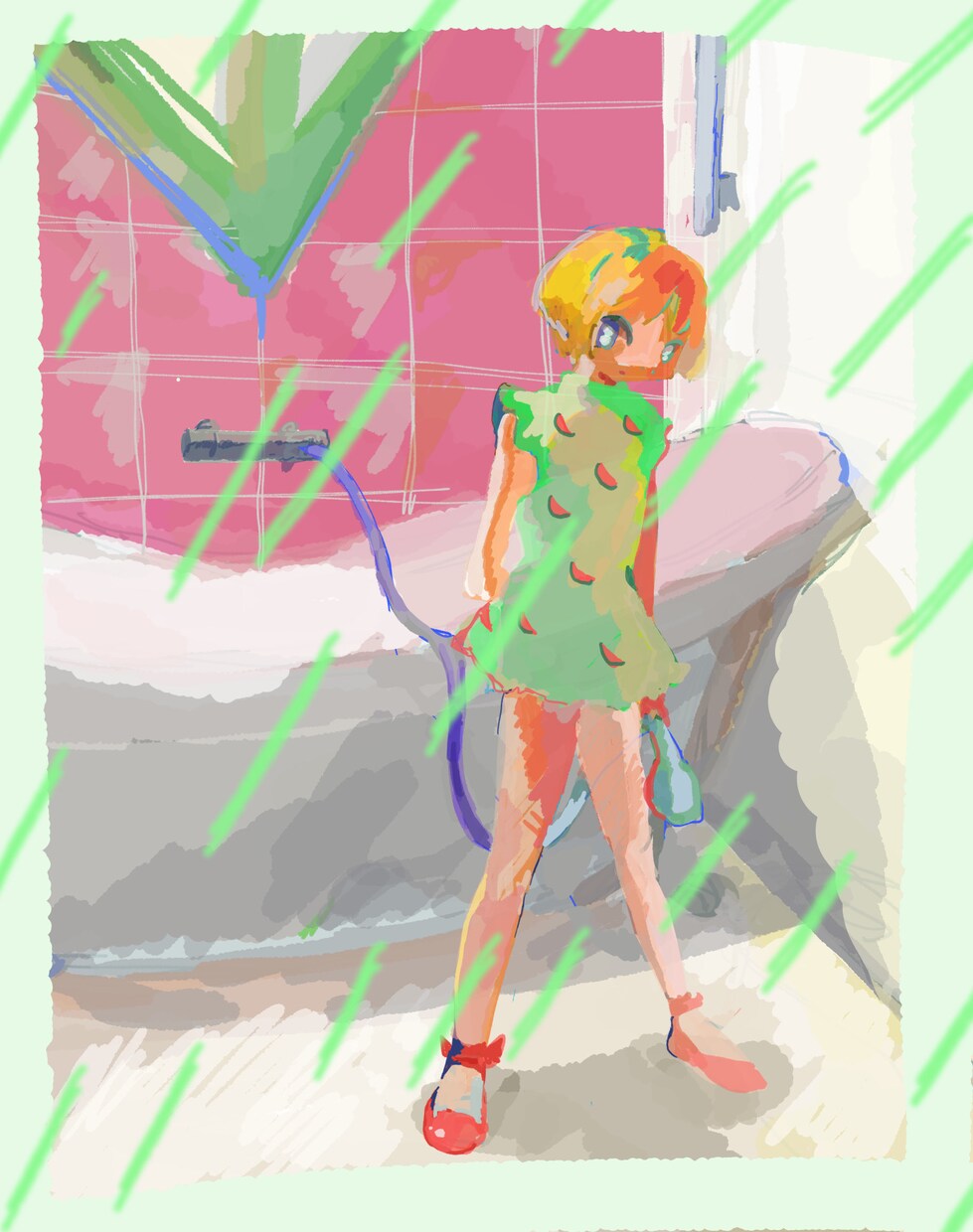 雰囲気のあるイラスト描きます 一枚絵の制作。鮮やかな色彩が目を惹きます イメージ7