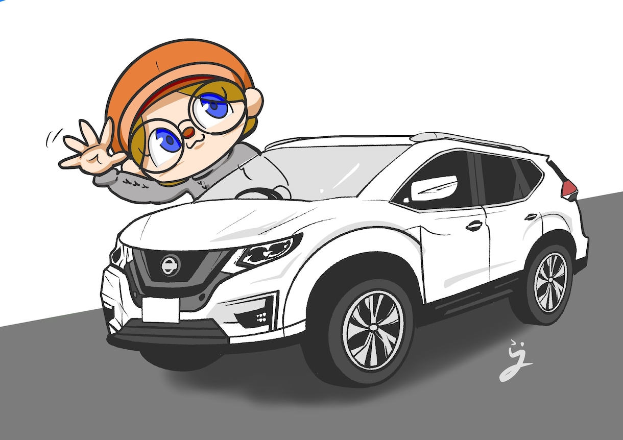 愛車、バイク描きます カッコ良くorオシャレにあなたの好きな愛車を描きます イメージ2