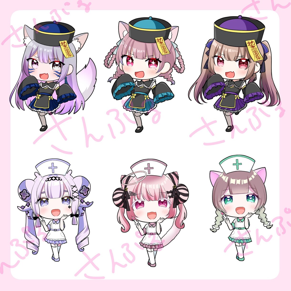 クリスマス量産SD ミニキャライラスト描きます 商業アニメグッズ、アイドルグループ担当経験あり！ イメージ3
