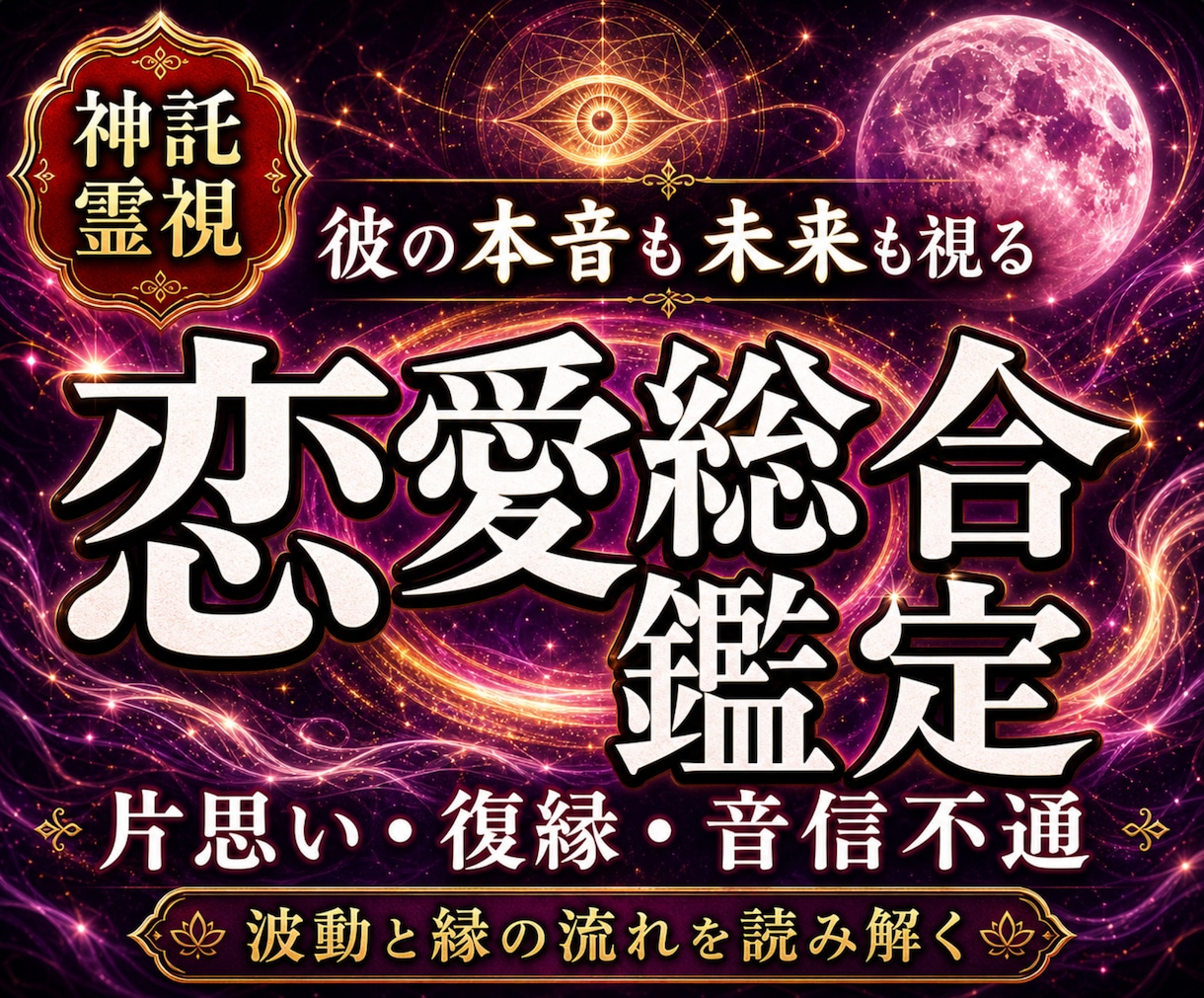 彼が隠す本音と二人の未来の可能性を霊視鑑定します 片思い 復縁 複雑愛｜未来が見えない不安を解消します イメージ1