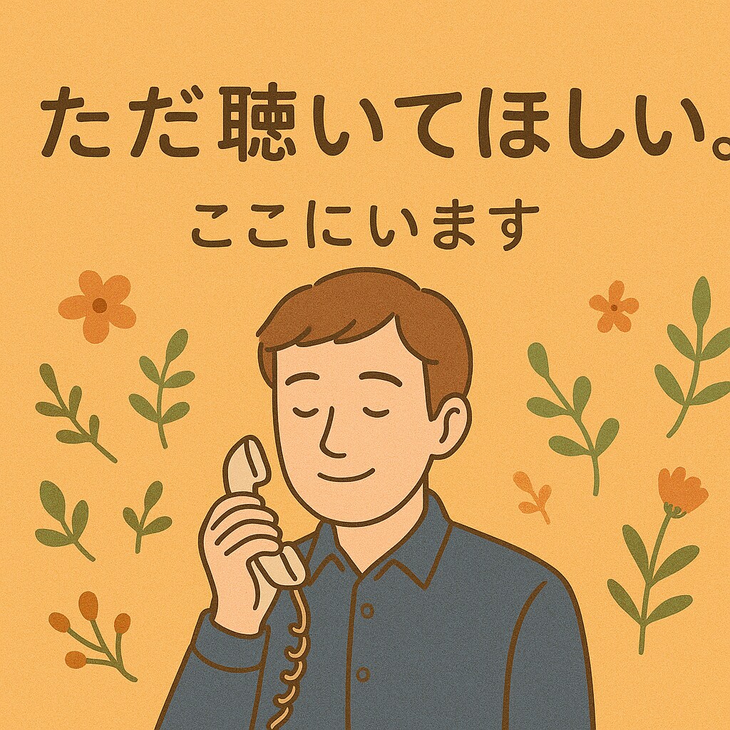 あなたの気持ち静かにまるごと受けとめます 話したくなったら、そっとここに来てください。 イメージ1