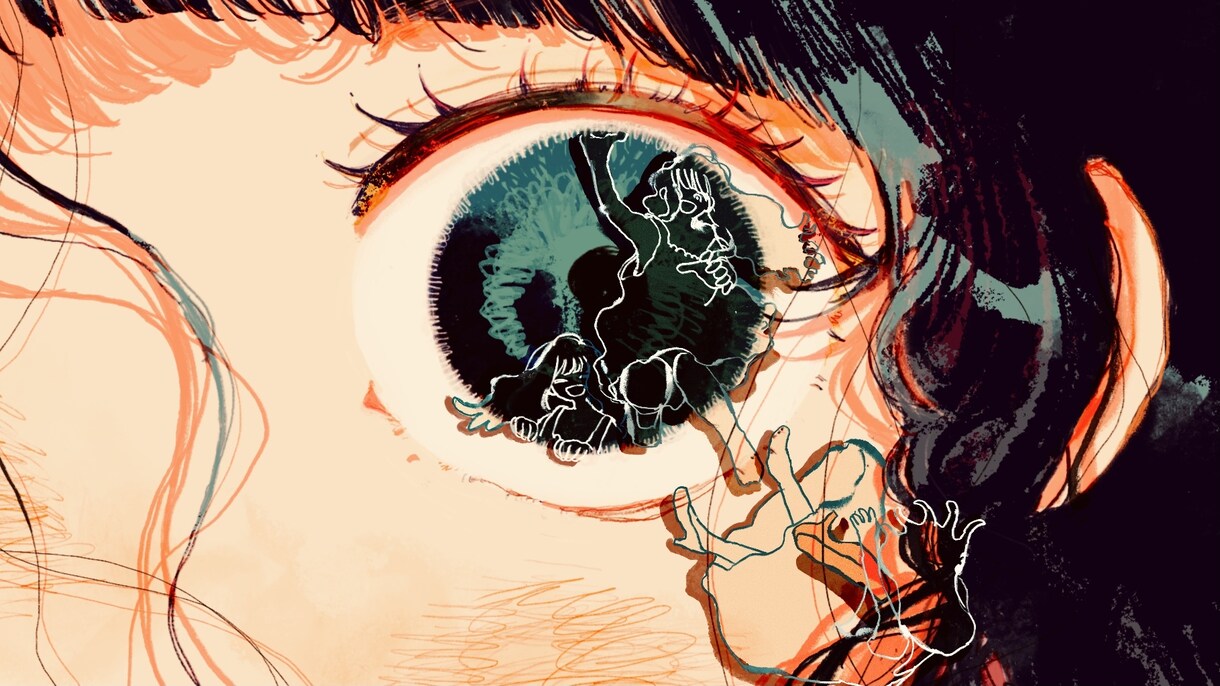 画面のスクロールを止めるイラストを描きます 動画内・サムネイル・壁紙・ポスター等お好みの形で イメージ3