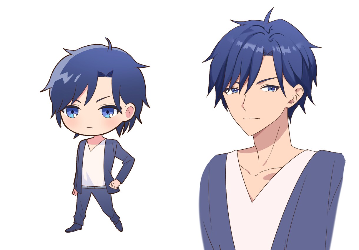 かっこかわいいSDキャライラスト描きます あなたのキャラを万人に好かれるシンプルなデフォルメに！ イメージ6