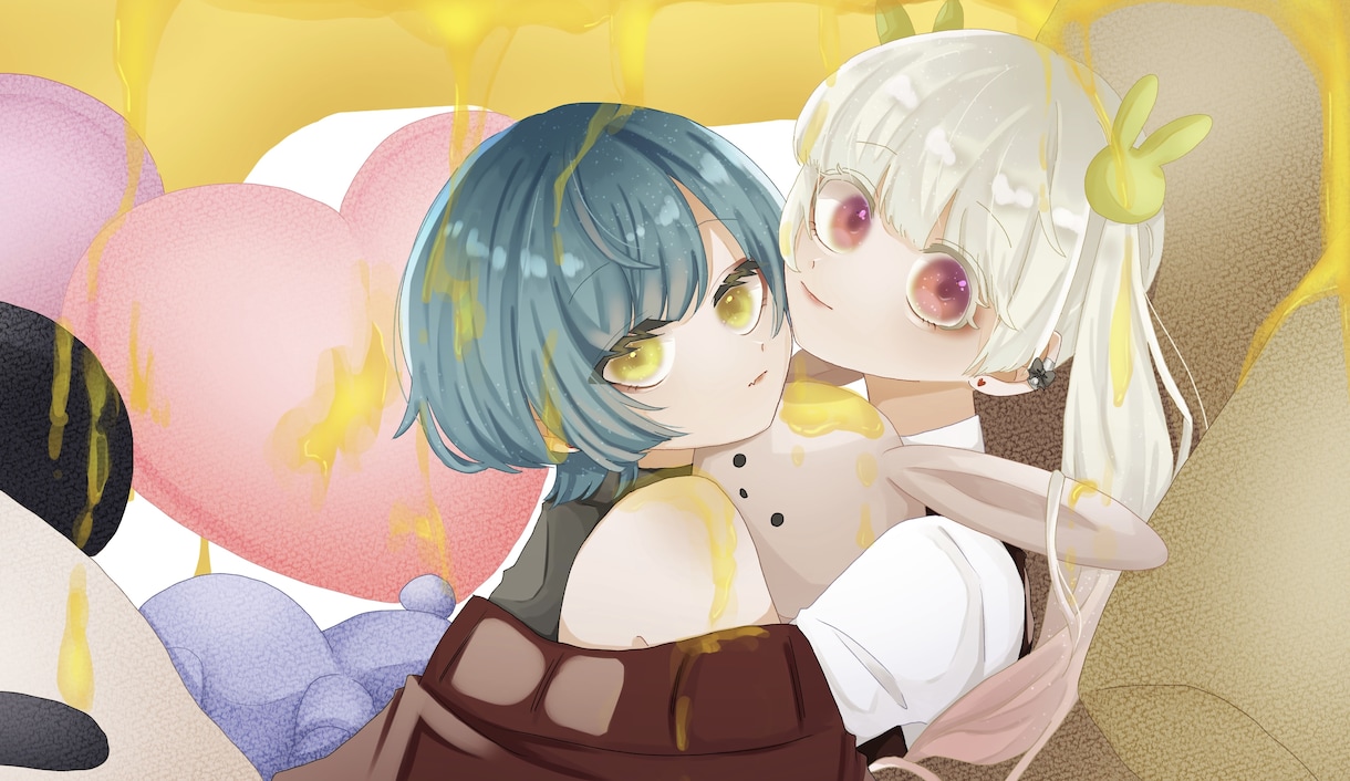 キャラクターメインのイラストや立ち絵製作します CoC用の立ち絵〜夢絵までなんでも承ります イメージ5
