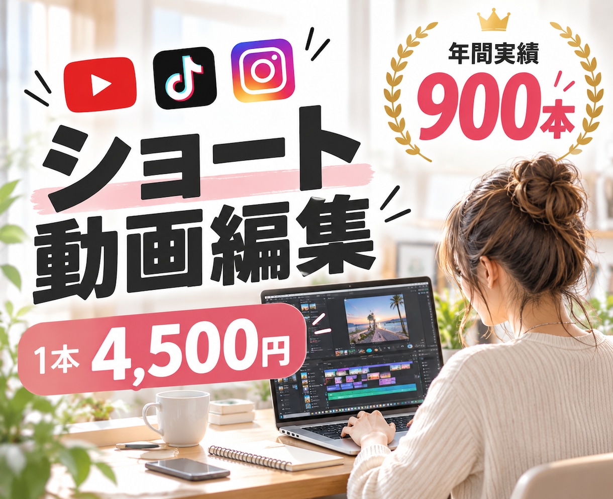ショート動画編を迅速に制作します 撮影後は送るだけ！丸投げOKのショート動画編集特化サービス！ イメージ1