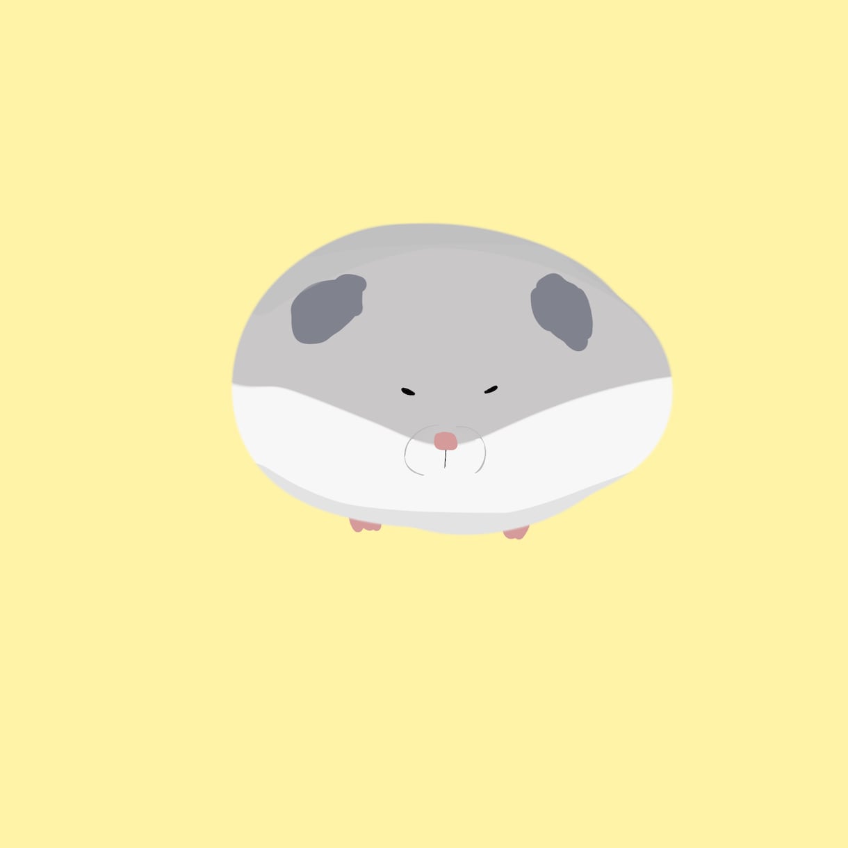 愛ハムちゃんの似顔絵をお描きします コロンと可愛いフォルム！愛ハムちゃんのゆるイラスト描きます イメージ3