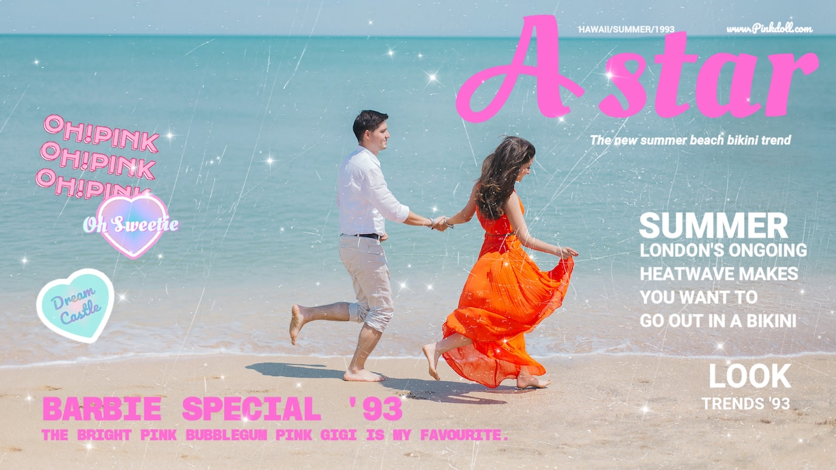 披露宴や結婚式のオープニングムービーを作成します ★スマ婚や二次会にもおすすめ★ピンクで可愛く★★ イメージ4