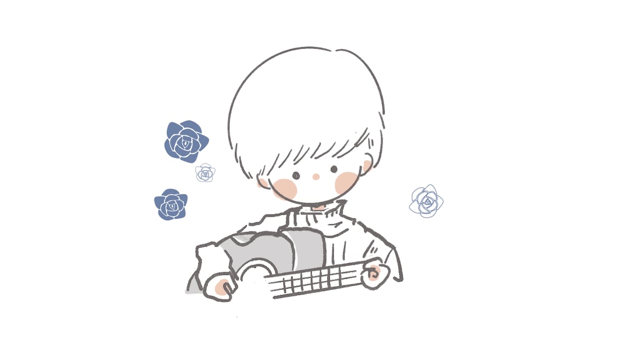 カップル/ウエディングイラストかきます 可愛くペアで使えるイラストです。あわくゆるく イメージ7