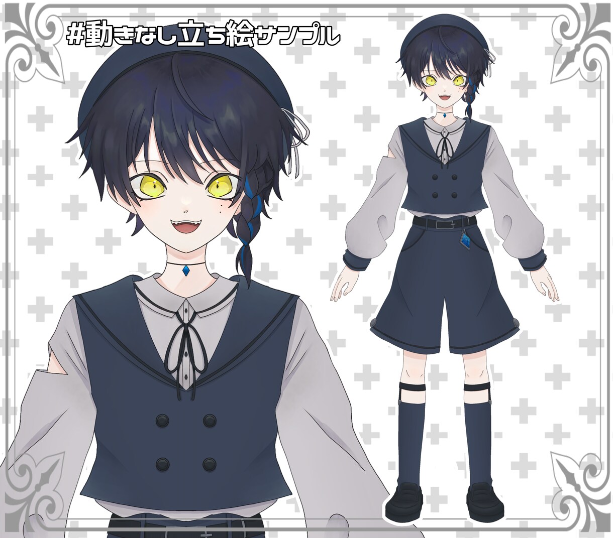IRIAM向けのキャラクターを作成します IRIAM／VTuberなどの全身イラストを提供します イメージ4