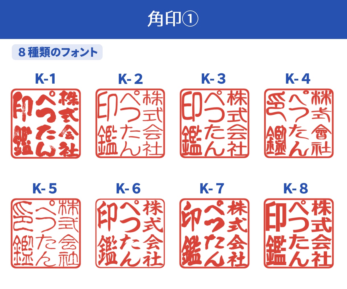 お得な【３点セット】電子印鑑お作りします 個人印・フルネーム印・代表者印・角印・住所印 イメージ7