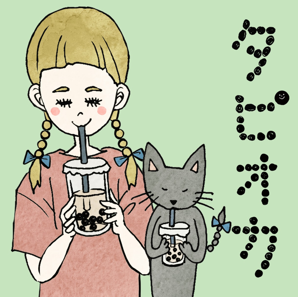 ちょっぴりマヌケたカットイラスト描きます 様子を表すイラストを、こんなテイストでお描きします！ イメージ2