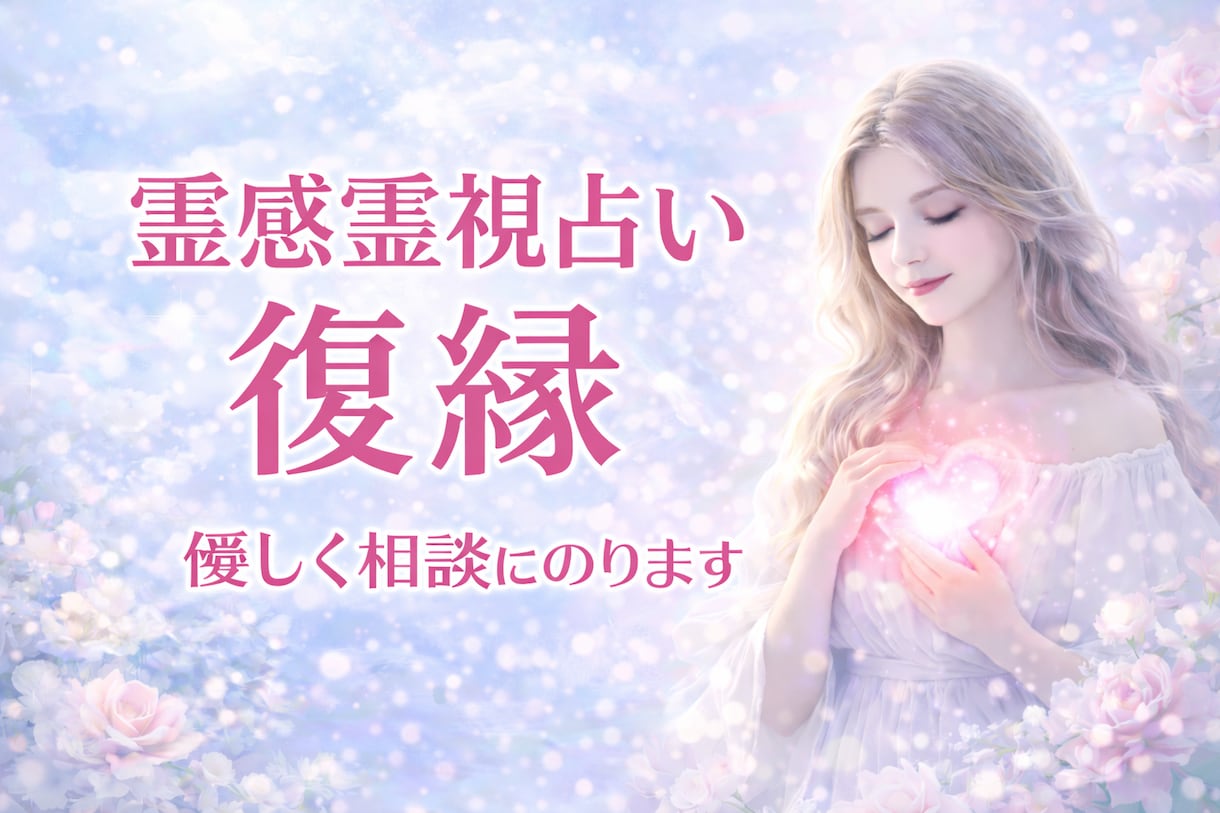 霊感チャネリングタロット占い　復縁を占います 復縁★今の彼の気持ち詳細にお伝えします イメージ1
