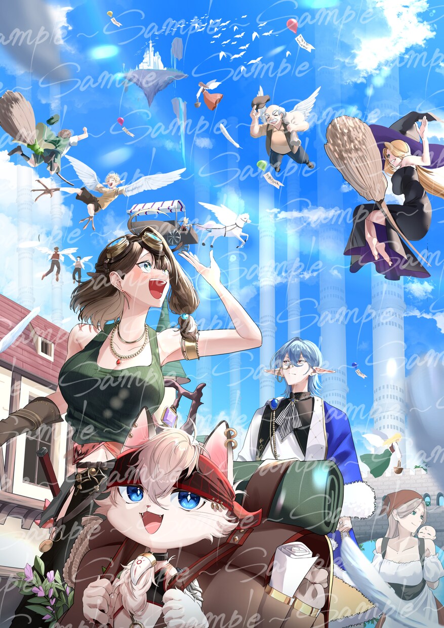 人外・ファンタジー/キャラクターイラスト描きます 期間限定3名まで‼️人外・ファンタジー系イラスト描きます‼️ イメージ4