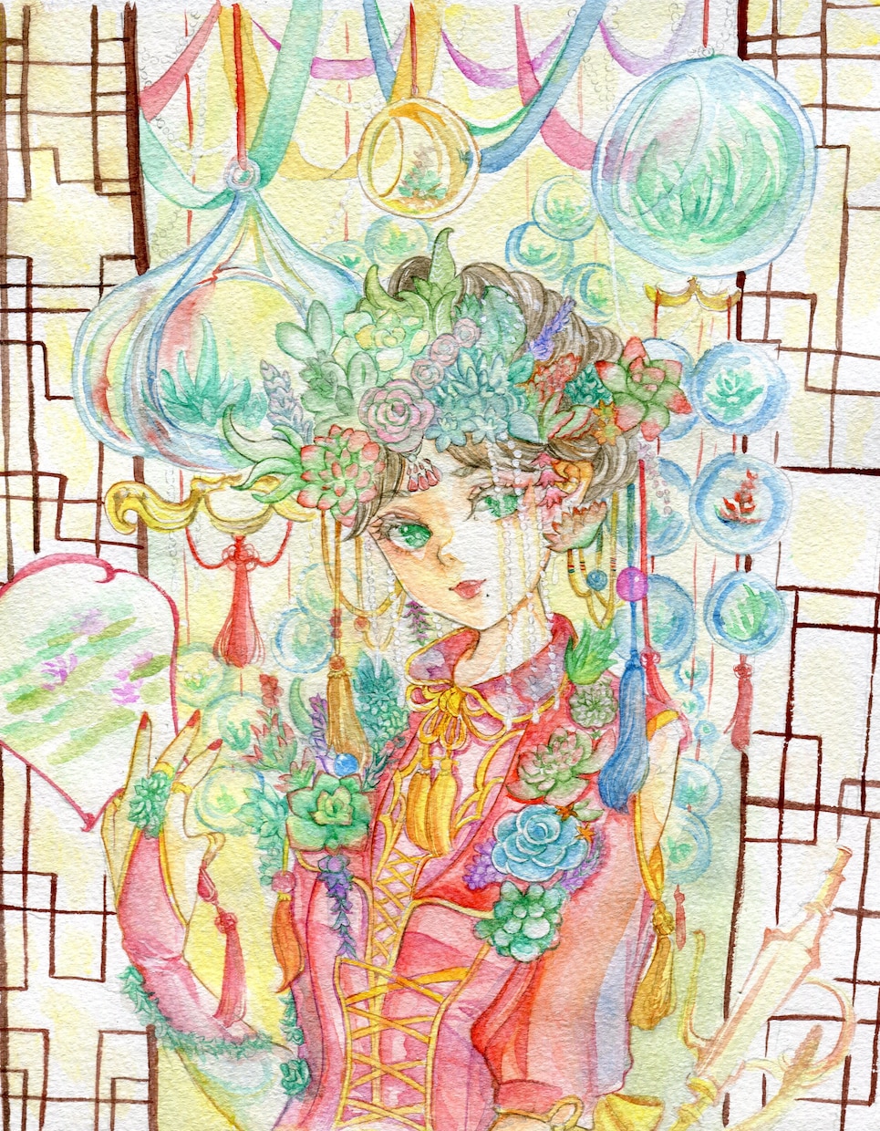 水彩イラスト作成します キャラクター、背景、小物、なんでもおまかせください イメージ8