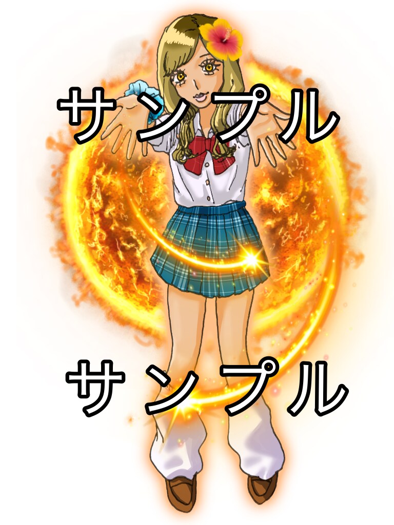 ソシャゲ風立ち絵を描きます TRPGやゲーム内のイラストにどうぞ！ イメージ2