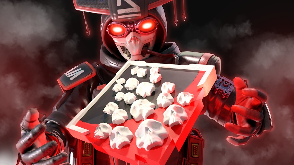 ApexLegendsの3Dサムネイルを作成します 実際のゲーム内の3Dモデルを使用した画像の制作を承ります。 イメージ1
