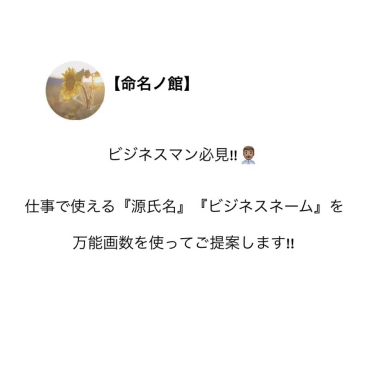 どこで見てもいい最高の『ビジネスネーム』作成します ビジネスパーソン様必見。ビジネスネームで開運を引き寄せる イメージ1