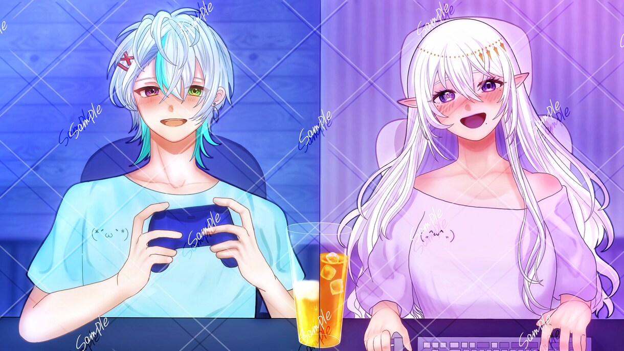 幅広く使えるイラストを作成します アイコンやサムネ、観賞用等幅広く対応いたします！ イメージ5