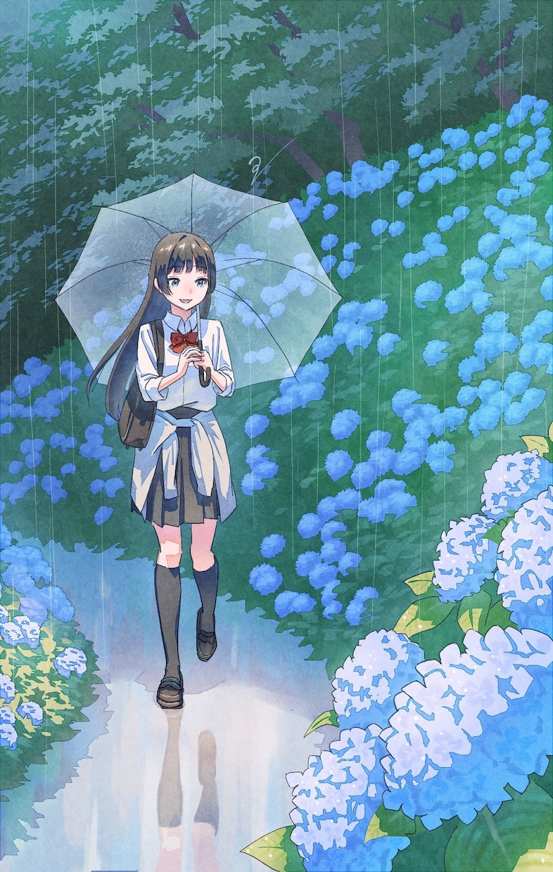 あたたかい世界観のイラストを描きます 一枚絵、サムネイル、MVイラスト、立ち絵など イメージ10