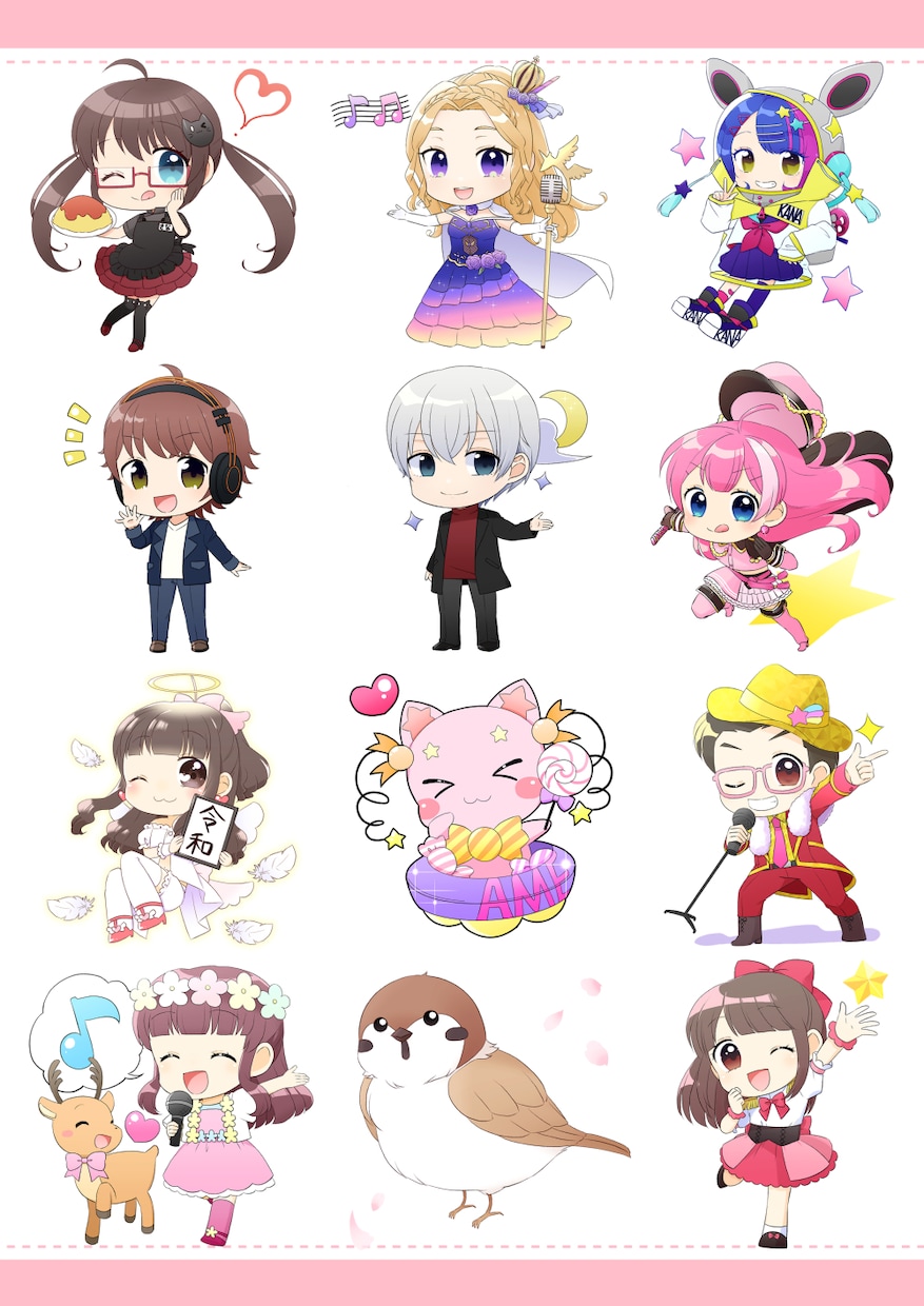 商用利用可☆可愛いぷちキャラ・ミニキャラ描きます 自分だけの可愛いマスコットキャラが欲しい！そんな貴方に♪ イメージ5