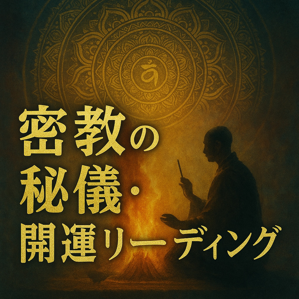 密教の秘儀・開運リーディングします 魂に宿る使命と転機を読み解く秘法【仏の智慧とご加護】 イメージ1