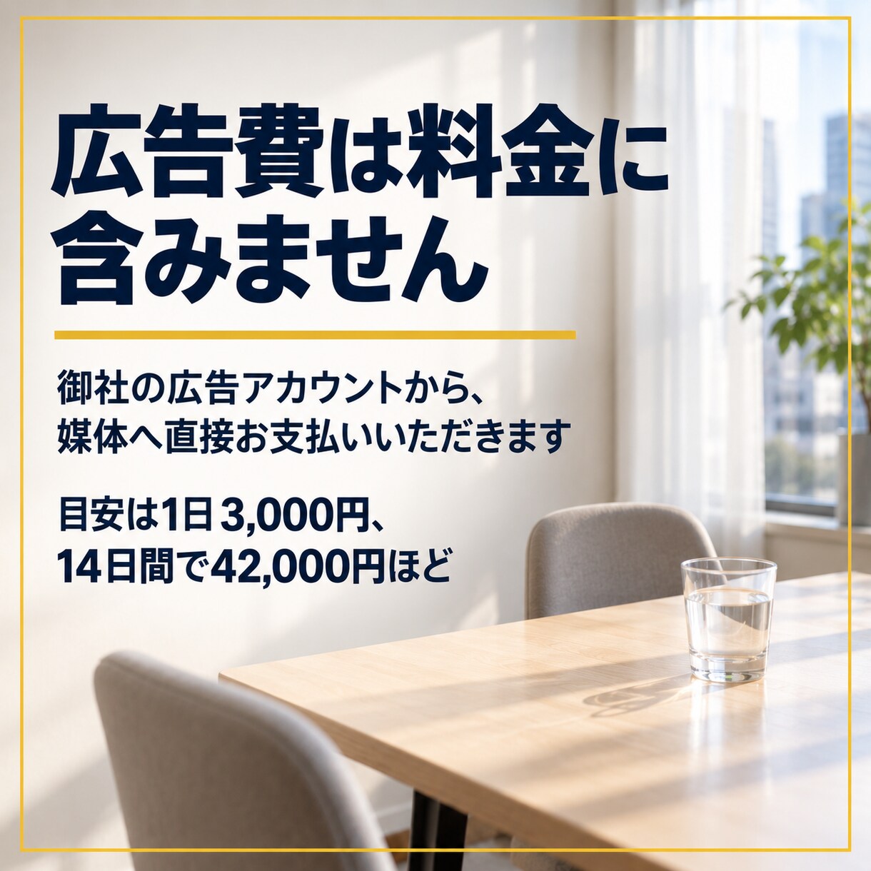 広告用の動画2本つきでMeta広告を運用します 動画は当社で作ります。撮影も素材のご用意もいりません イメージ4