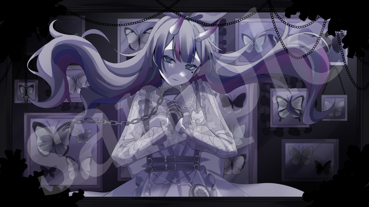 さまざまなイラストを制作致します 一枚絵・立ち絵(TRPG立ち絵)・SNSアイコン・歌ってみた イメージ6