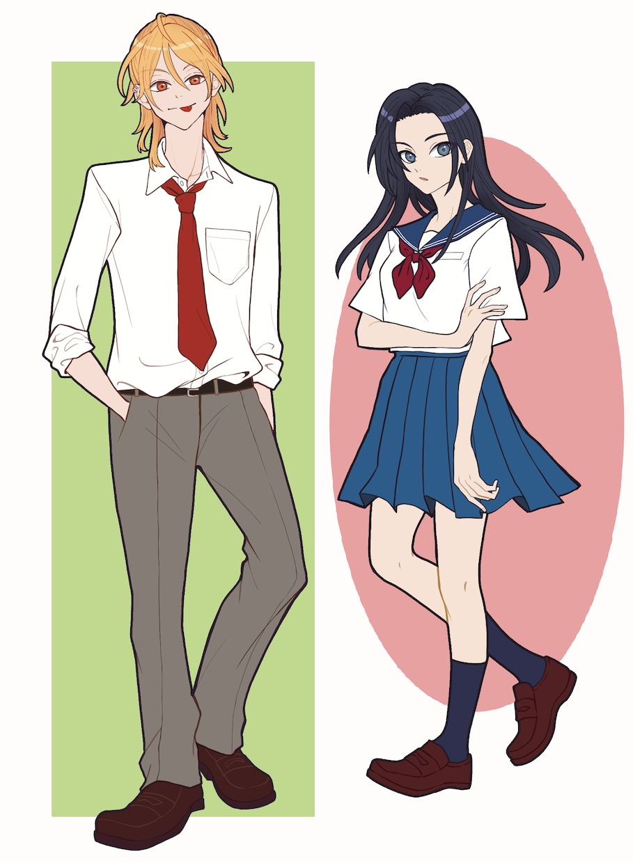 立ち絵制作します ポップなアニメ塗りの立ち絵をお描きします！ イメージ3