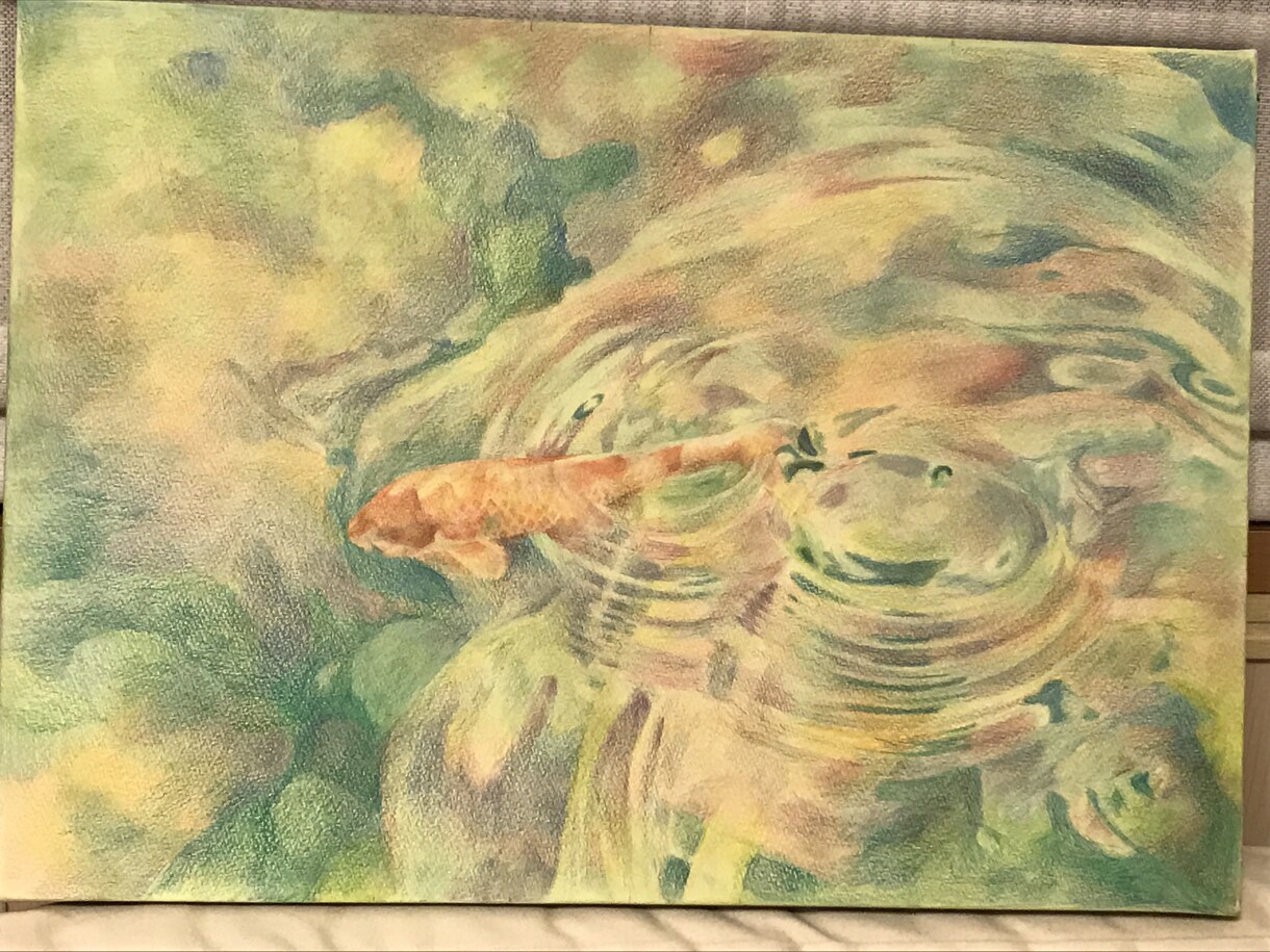 色鉛筆で綺麗な絵を描きます 水を色鮮やかに描けます✨ご家族への贈り物にもどうぞ！ イメージ2