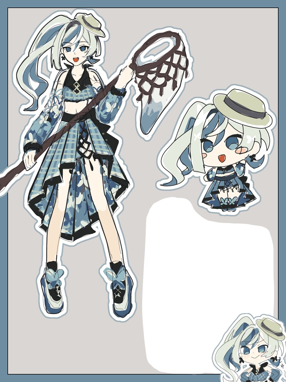 VTuberさんの立ち絵など描きます あなたのご依頼で実績作らせてください!!! イメージ1
