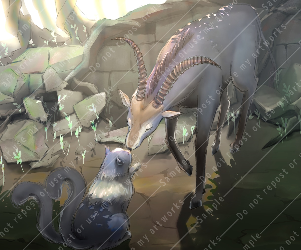 動物イラスト全般お描きします 絵本、表紙、挿絵、一枚絵、アイコン、ヘッダーなど イメージ10