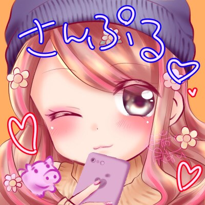 SNS★Twitter！可愛いアイコン描きます 可愛い系のキラキラしたあなただけのアイコンを作成致します！ イメージ2