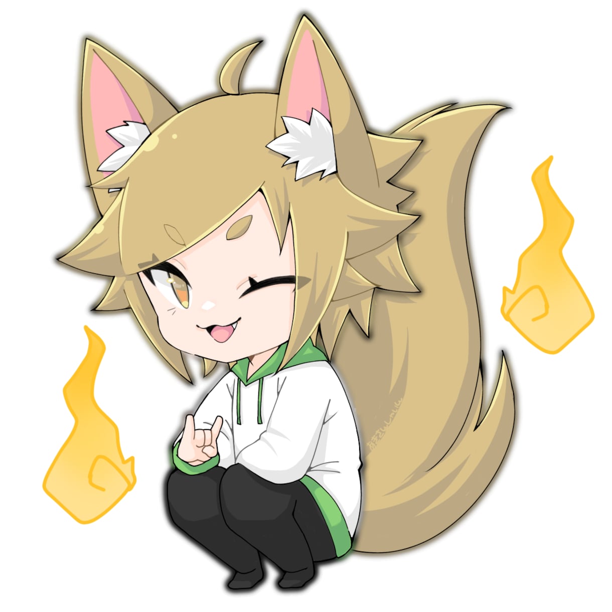 商用込み！かわいいミニキャラお描きします 2頭身～3頭身のデフォルメイラスト イメージ3