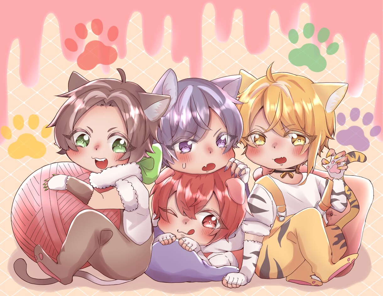 柔らかい雰囲気の歌い手風アイコン描きます ふんわり淡色アイコン描きます！ イメージ1