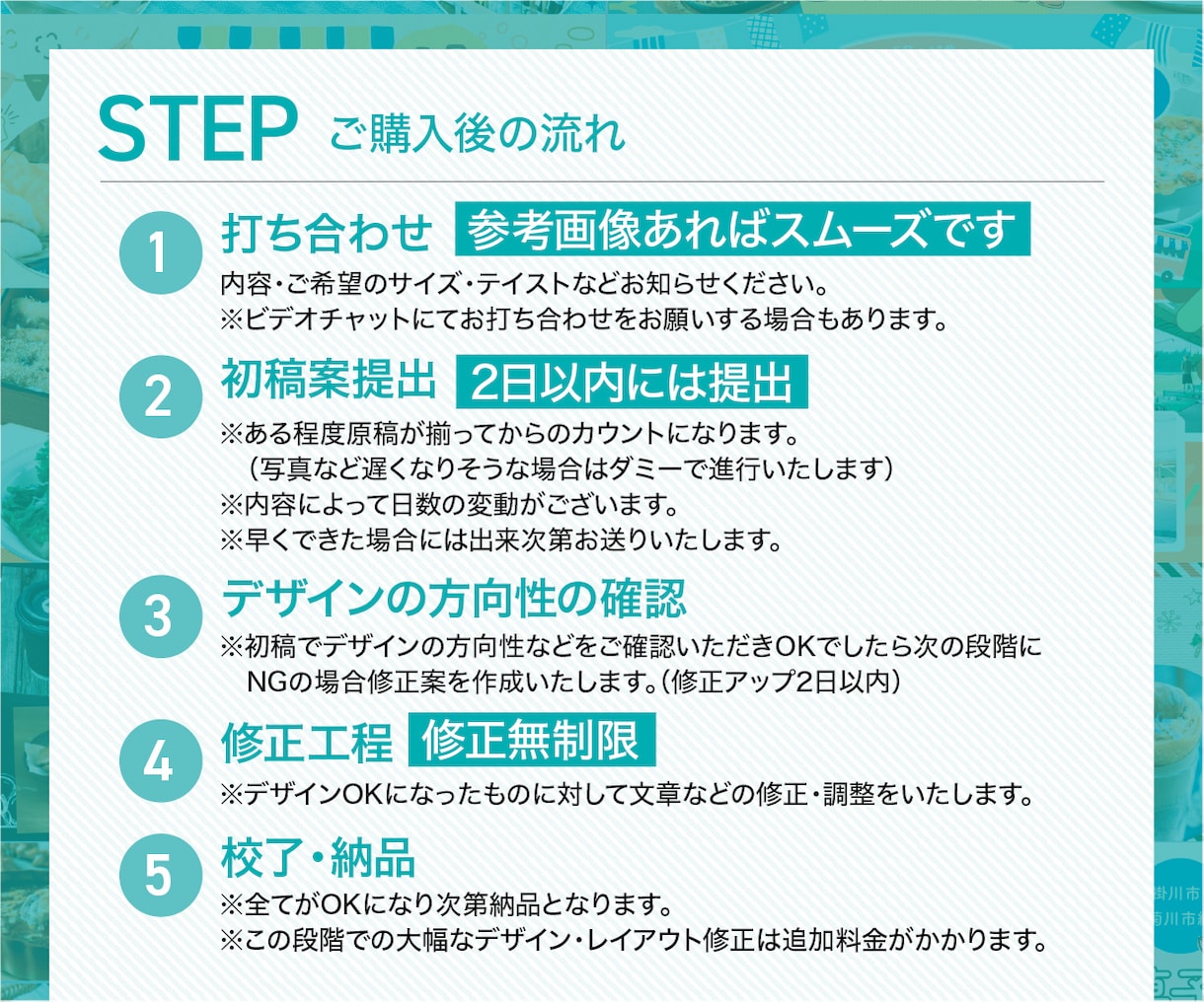 安心クオリティでスピーディーにバナー作成します 実績20年以上のデザイナーが作成! イメージ5