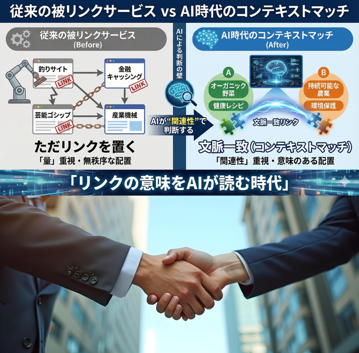 AI検索時代対応被リンクでSEO外部対策します LLMO時代で評価される生きた被リンクで検索上位へ導きます イメージ4