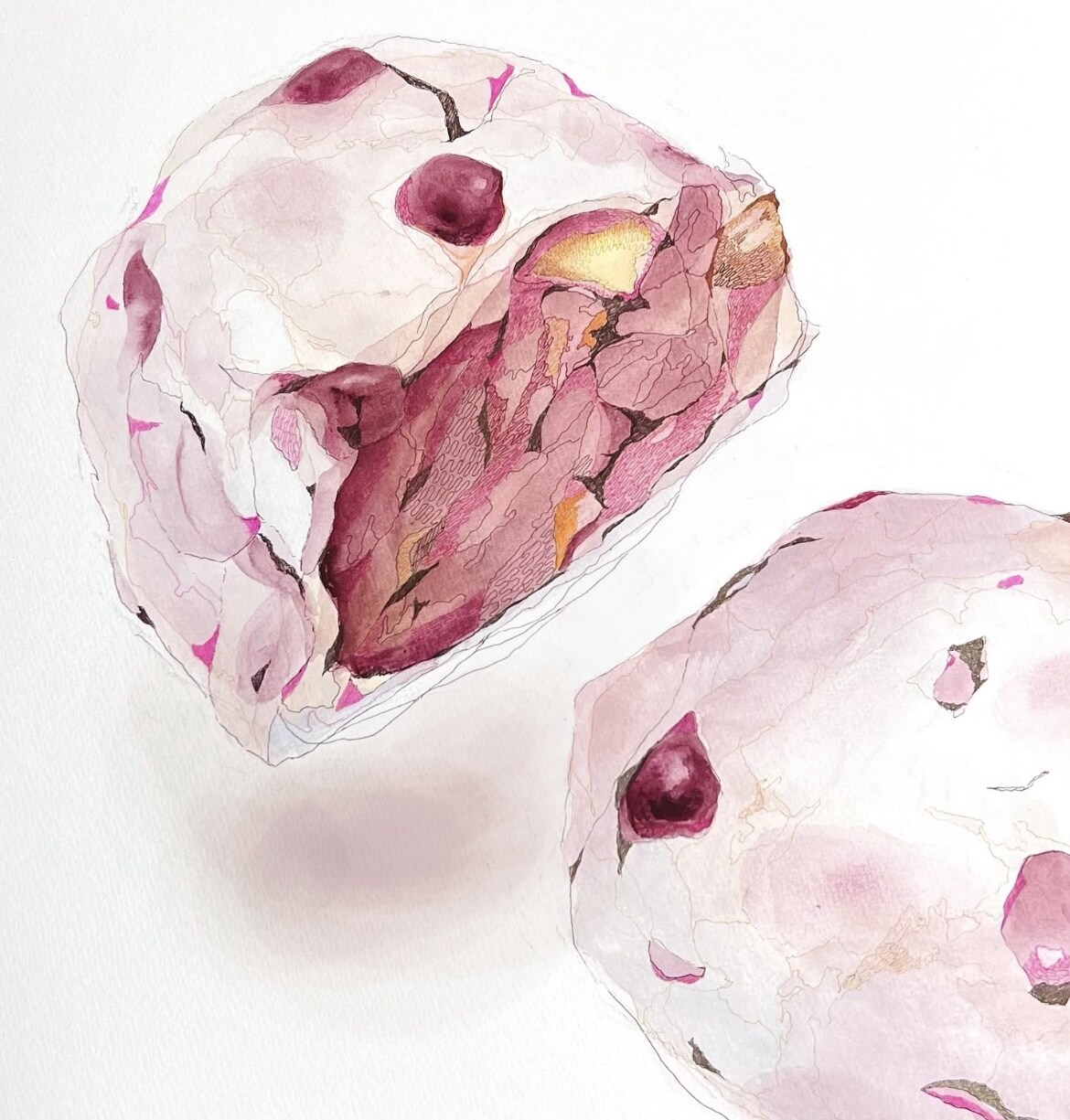 手描き食べ物・お菓子イラストを描きます ペン画＋水彩で丁寧な表現 / 清潔感のあるイラスト作成 イメージ9