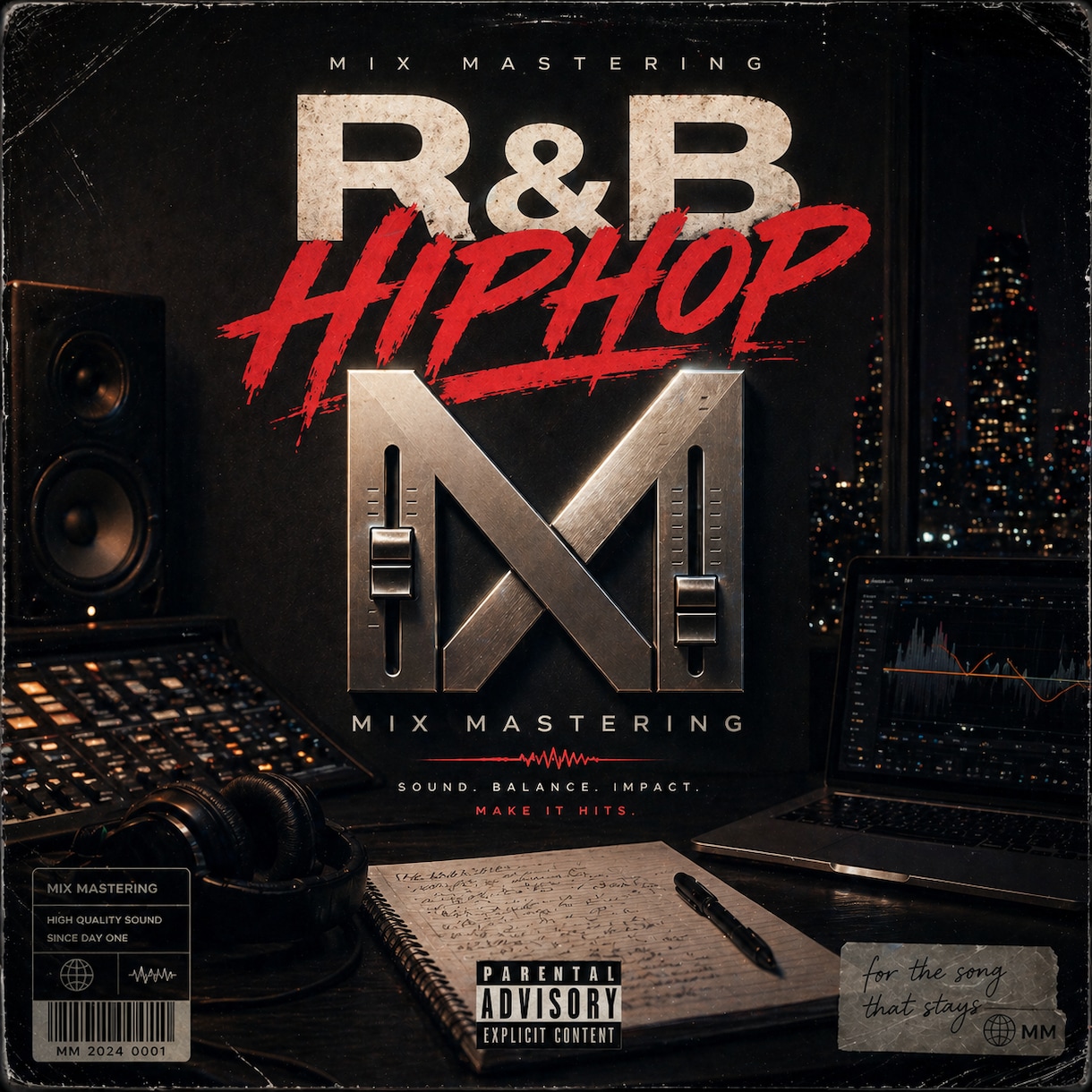 あなたの声を現代的なボーカルに仕上げます R&B / HIPHOPのMIXを得意としています！ イメージ1