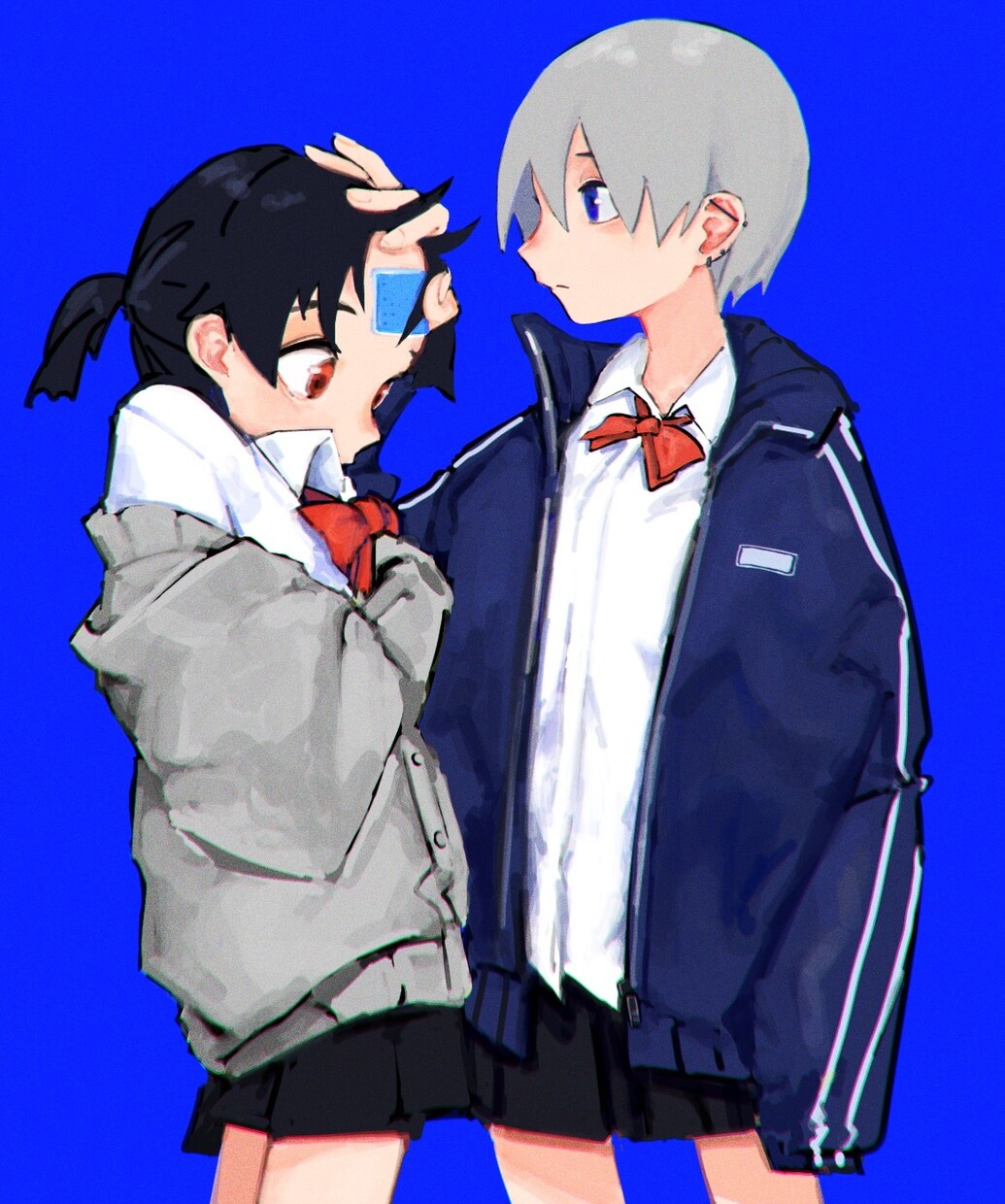 人物主体のイラスト描きます コントラストを意識した目を引くイラスト イメージ1