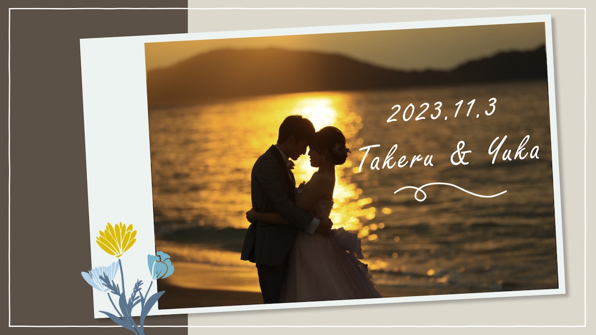 かわいいお花のプロフィールムービー制作します 何度でも修正無料／写真枚数制限なし イメージ10