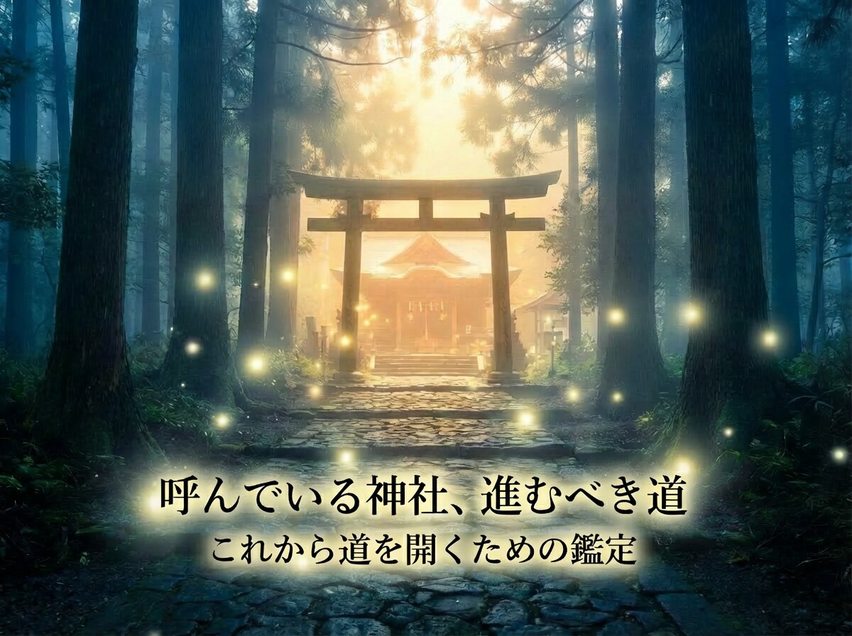 今行くべき神社を読み解く鑑定します 今の流れに合う神社と神様を具体的にお伝えします イメージ1