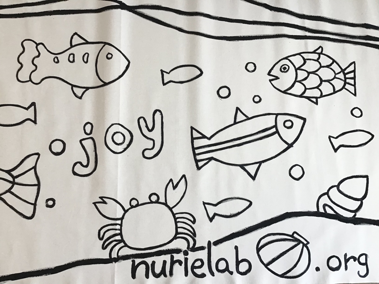 イベントのための大きな塗り絵を制作します 紙・布・壁の大きい塗り絵に色を塗って、みんなでアートしよう！ イメージ7