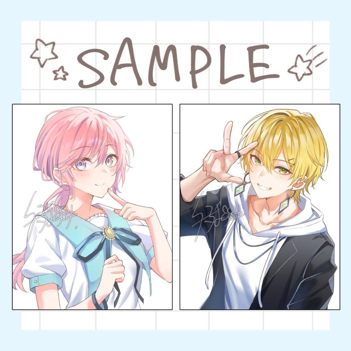 SNSアイコン/バストアップイラスト制作します SNS映えするあなただけのイラストお描きします！ イメージ2