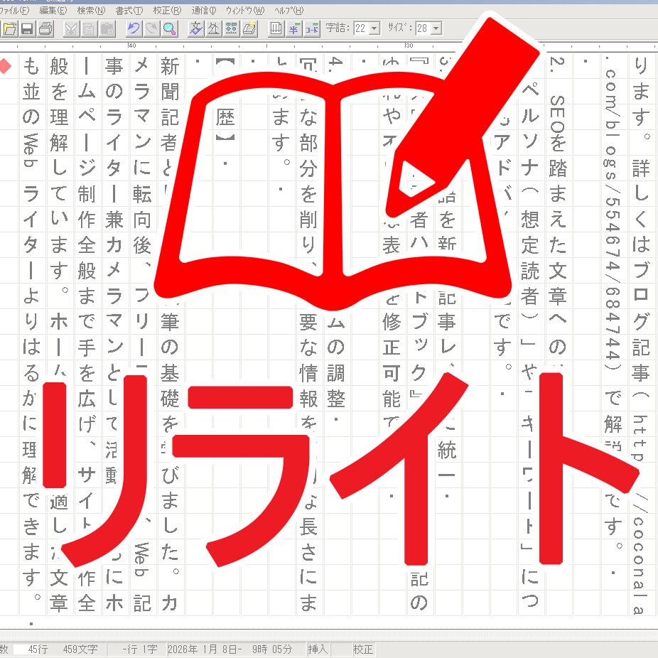 ホームページ記事用の文章をリライトします 新聞記者出身ライターが文章を最適化 イメージ1