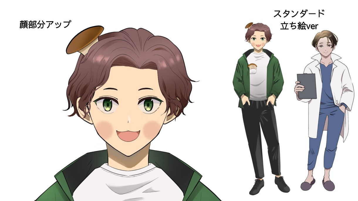 アイコン・サムネ・IRIAM・配信絵等描きます 動画配信サムネ・TRPG・IRIAM立ち絵・歌ってみたなど！ イメージ3