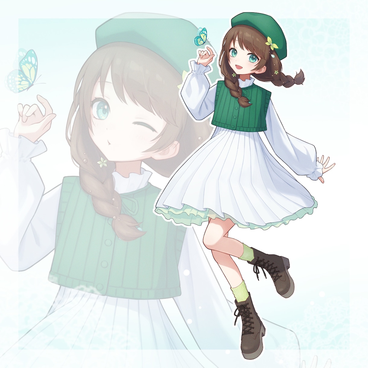 全身イラスト制作いたします キービジュアル/グッズ/サムネイルなどに！ イメージ1