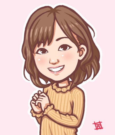 PSDデータ無料-似顔絵お描き致します 太い主線のアニメ塗りで離れて見ても目を引く絵柄が特徴です！ イメージ1