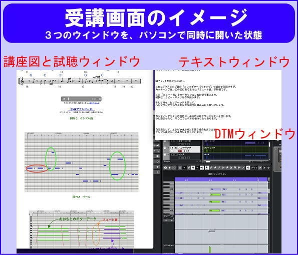 本格的な作曲、DTM編曲を実践形式でレッスンします 作曲習得【３つのカギ】とは？作曲知識だけでなく技術を得る方法 イメージ2