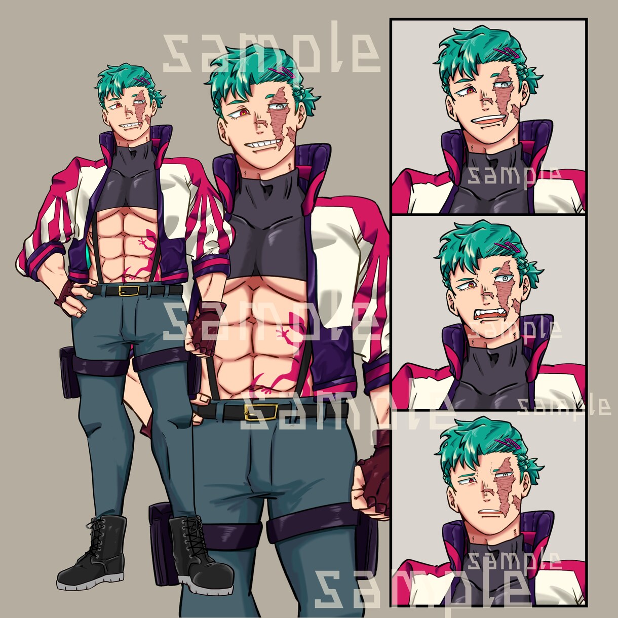 修正2回で立ち絵を描きます オリジナルのみ。キャラの擬獣化など受け付けております！ イメージ4