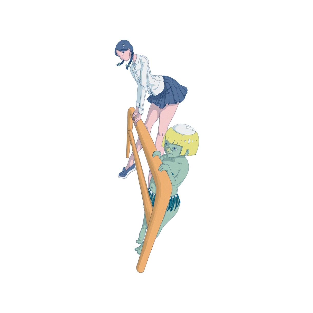 Lo-fiなカッコいいイラストを描きます 英国学生によるどこかノスタルジアを感じるイラスト イメージ2